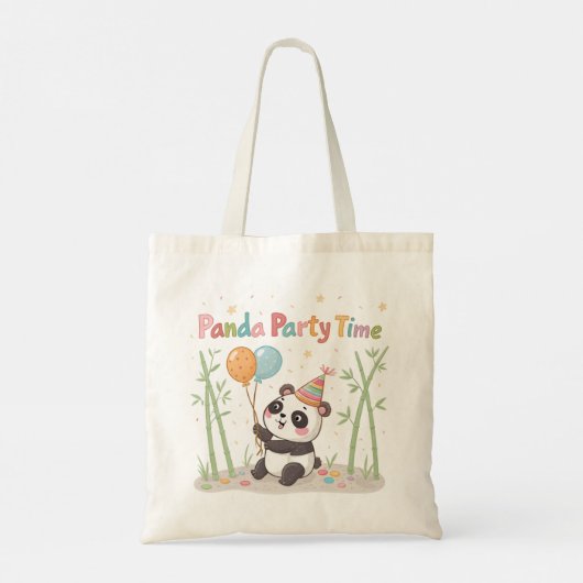 Panda Party Time トートバッグ (裏面)