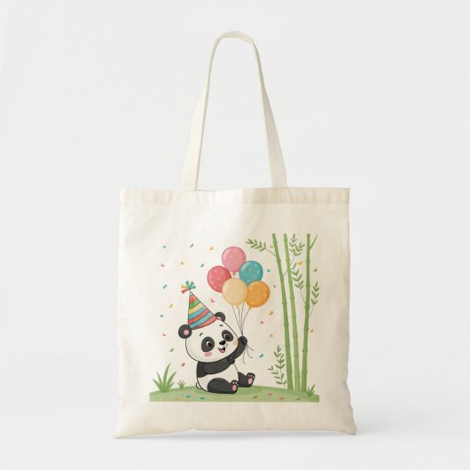 Panda Party Time トートバッグ (正面)