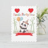 Panda Party Time 招待状 (スタンド正面)