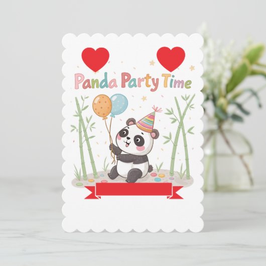 Panda Party Time 招待状 (スタンド正面)