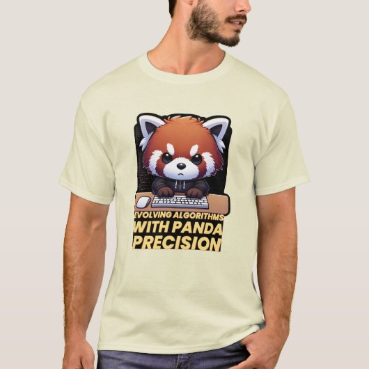 Panda Precisionを使用したアルゴリズムの進化 Tシャツ (正面)