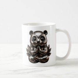 Panda qui Médite コーヒーマグカップ