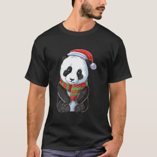 Panda Santa Bear Tシャツ