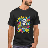 Panda Skateboarder T-Shirt Tシャツ (正面)