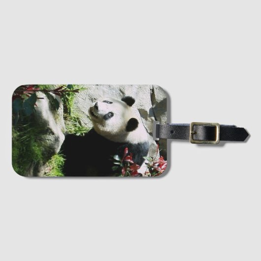 Panda Smile ラゲッジタグ (正面横)