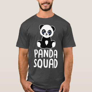PANDA SQUAD Cute Panda Lover Gift Toddlers Girls Tシャツ