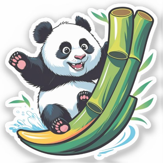 Panda Sticker シール (正面)