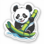 Panda Sticker シール (正面)