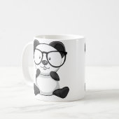 Panda Sunglasses Panda Lover Themed コーヒーマグカップ (正面左)