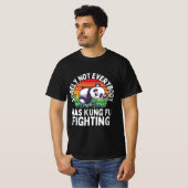 Panda Surely Not Everyone Was Kung Fu Fightin Tシャツ (正面フル)