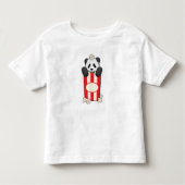 Panda with Popcorn トドラーTシャツ (正面)