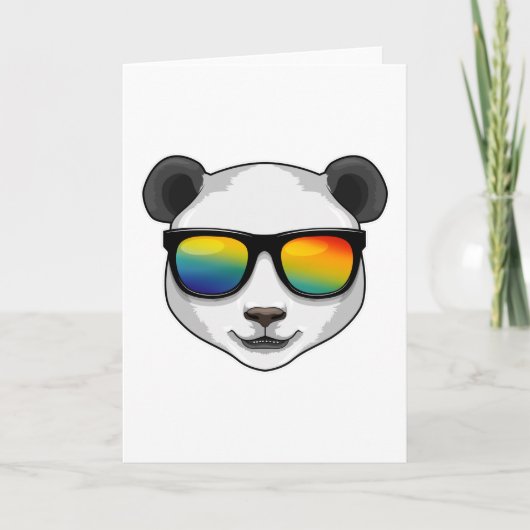 Panda with Sunglasses カード (正面)