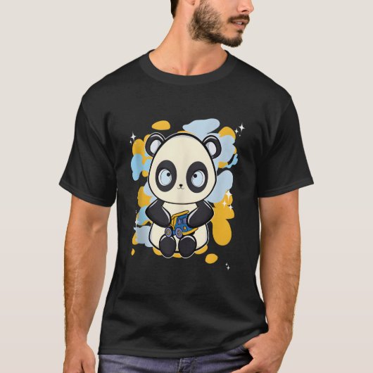 Panda With Toy Tシャツ (正面)