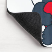 Panda Women Valentines Day Girlfriend Heart  マウスパッド (コーナー)