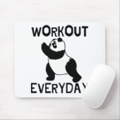 Panda Workout Gym マウスパッド (マウス)