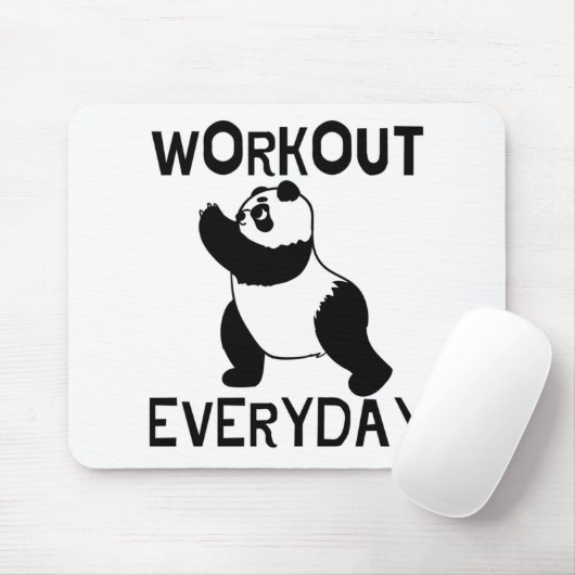 Panda Workout Gym マウスパッド (マウス)