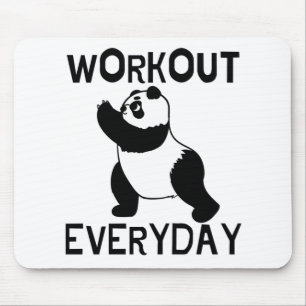 Panda Workout Gym マウスパッド