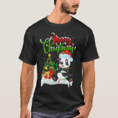 Panda   Xmas Decorations Santa Panda Christmas Tシャツ (正面)