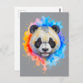 Pandabär ポストカード (正面/裏面)