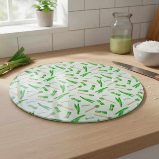 Pandan Leaf Pattern Cutting Board  カッティングボード