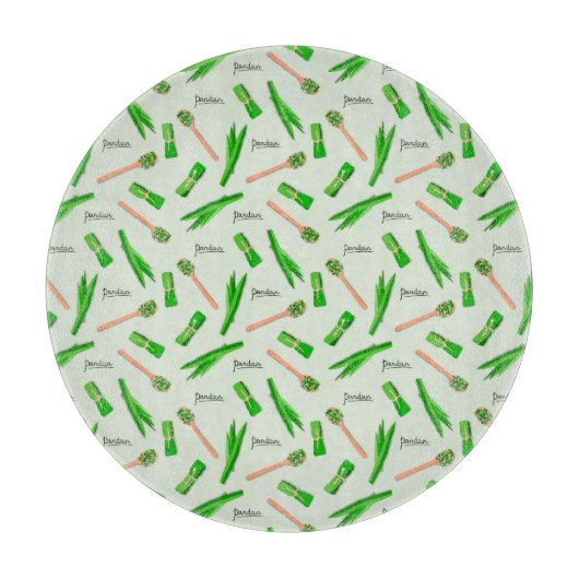 Pandan Leaf Pattern Cutting Board カッティングボード (正面)