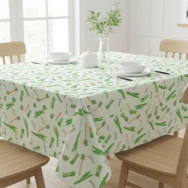 Pandan Leaf Pattern Tablecloth | Tropical Kitchen  テーブルクロス