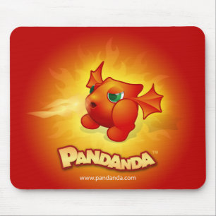 Pandandaの激しいドラゴンのマウスパッド マウスパッド