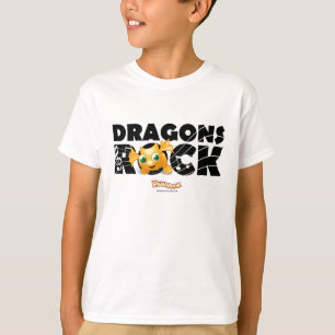 Pandandaの「ドラゴンの石」のTシャツ Tシャツ