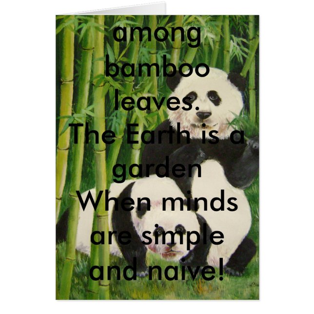 pandas2は、そこにただ白黒、シンプル…です (正面)