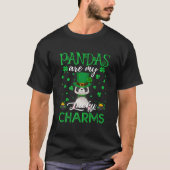 Pandas Are My Lucky Charms St Patrick'S Day Tシャツ (正面)