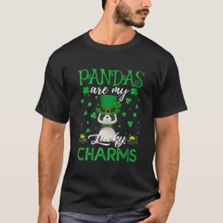 Pandas Are My Lucky Charms St Patrick'S Day Tシャツ