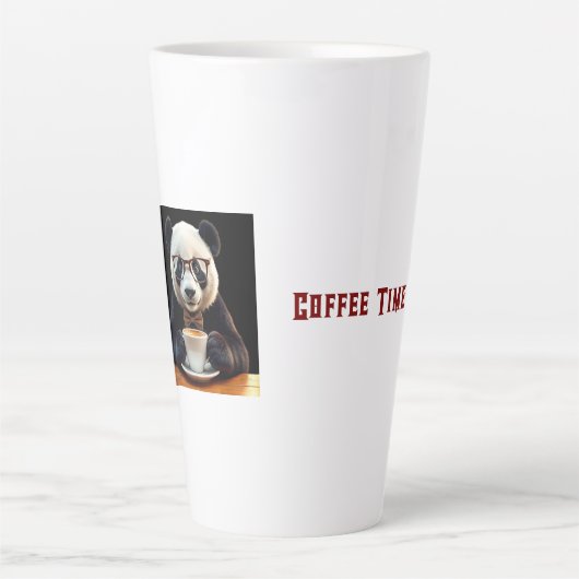 Panda's Coffee Break カフェラテマグ (正面)
