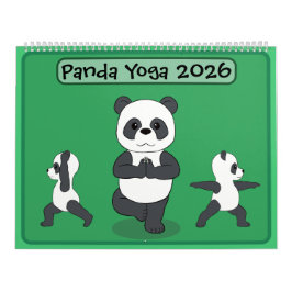 Pandas in Yoga Poses Calendar カレンダー