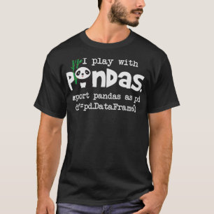 Pandas Pythonコ遊ンピュータのコーディングプログラムを使用する Tシャツ