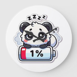 PandaVerseデザイン ラージ壁時計