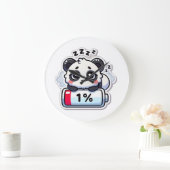 PandaVerseデザイン ラージ壁時計 (ホーム)
