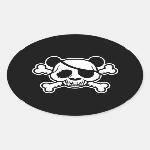 Pandazanceのパンダ 楕円形シール