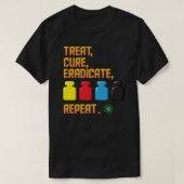 Pandemic Treat, Cure, Eradicate, Repeat Board Game Tシャツ (デザイン正面)