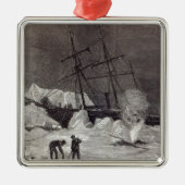 Pandoraは氷ではさみ切りました メタルオーナメント (正面)