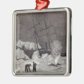 Pandoraは氷ではさみ切りました メタルオーナメント (左)