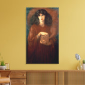 Pandora, 1871 (キャンバス上の油) キャンバスプリント (インサイチュ (リビング))