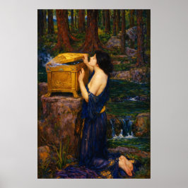 Pandora by John William Waterhouse  ポスター