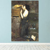 PaNDoRA, by John William Waterhouse, 1896 キャンバスプリント (インサイチュ (ウッドフロア))