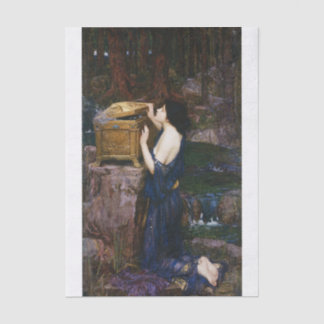 Pandora, by John William Waterhouse Decoupage 薄葉紙