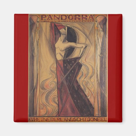 PANDORRA "Arthur Van Schendel" 1919 マグネット (正面)