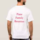PaneFamilyReunion Tシャツ (裏面)