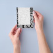 Panel 0109 - Sedum "Autumn Joy" (B&W) チラシ (手)