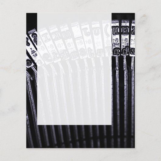 Panel 023 - Typewriter チラシ (裏面)