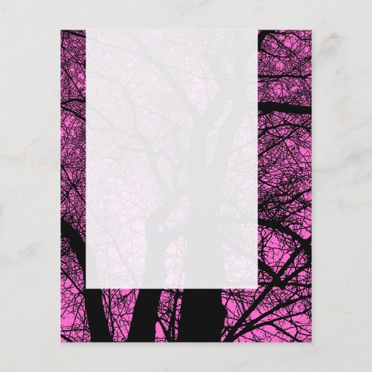 Panel 057 - High Contrast Tree - FF66CC チラシ (裏面)