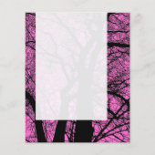 Panel 057 - High Contrast Tree - FF66CC チラシ (正面)